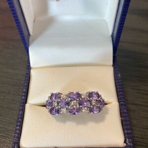 Beautiful Sterling Silver Amethyst Ring!
